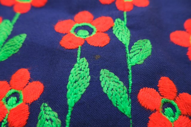 ヨーロッパ古着花柄刺繍ヴィンテージチロルワンピース | 大阪・阿部野