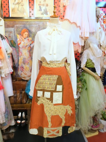 即納通販70s パッチワーク スカート vintage ヴィンテージ ヒッピー カラフル スカート